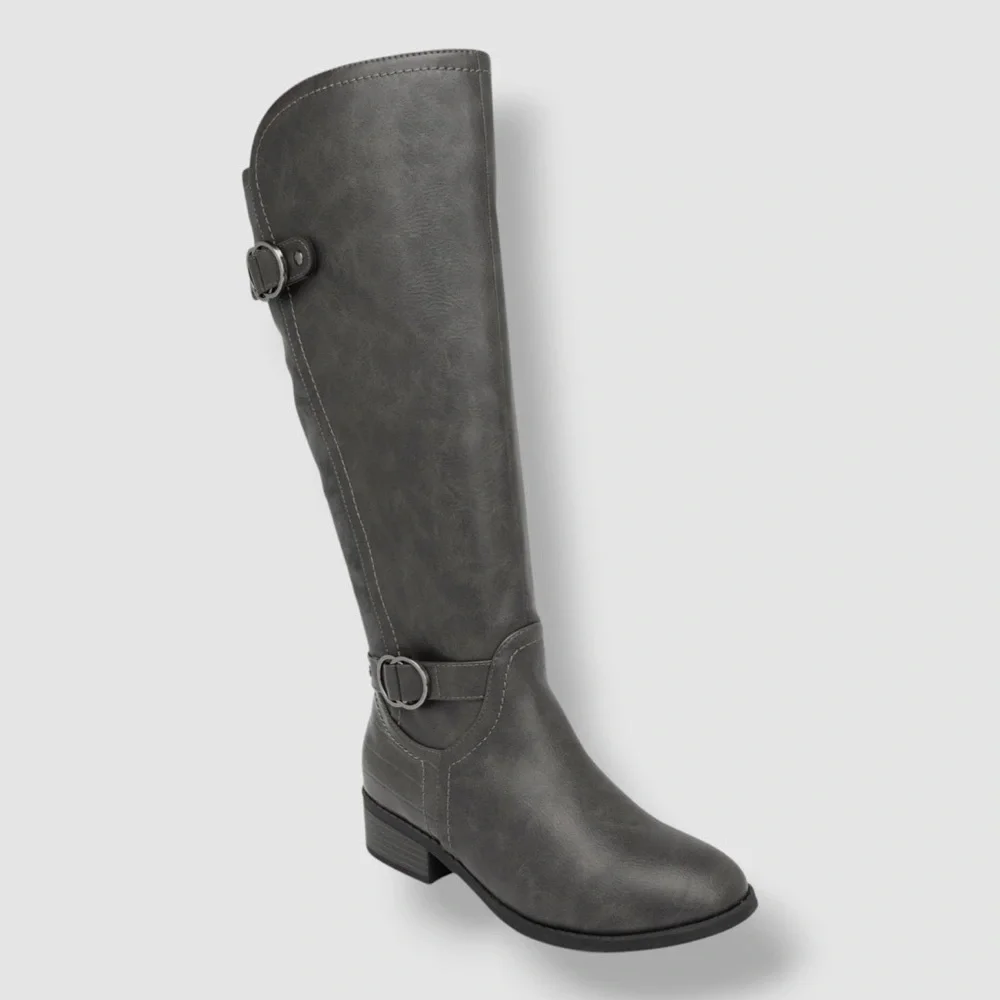 Karen Scott Women's Gray Leandraa Riding Boots